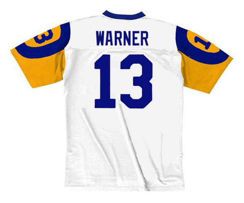 KURT WARNER St. Louis Rams 1999 Away Throwback NFL Football Jersey - back