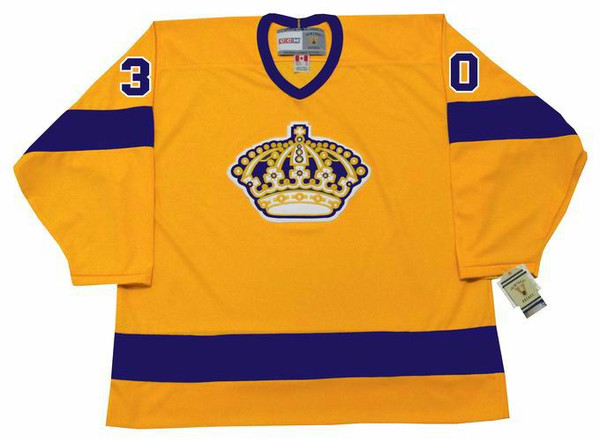 ROGIE VACHON Los Angeles Kings 1970's Home CCM NHL Vintage Throwback Jersey - FRONT