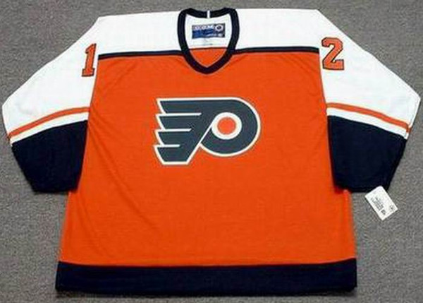 TIM KERR Philadelphia Flyers 1987 Away CCM Throwback NHL Hockey Jersey - FRONT