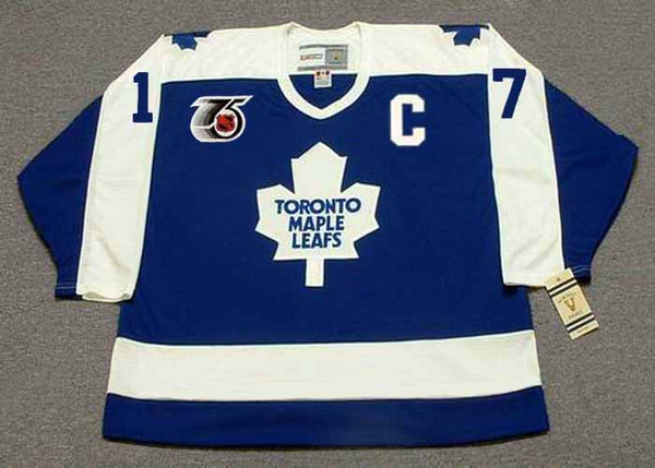 WENDEL CLARK Toronto Maple Leafs 1992 Away CCM Throwback NHL Hockey Jersey - FRONT