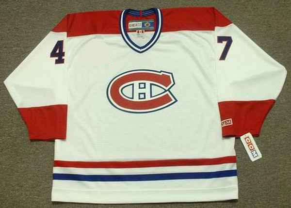 STEPHAN LEBEAU Montreal Canadiens 1993 Home CCM Throwback NHL Hockey Jersey - FRONT