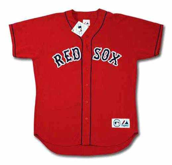 DUSTIN PEDROIA Boston Red Sox 2010 Majestic Throwback Alternate Baseball Jersey