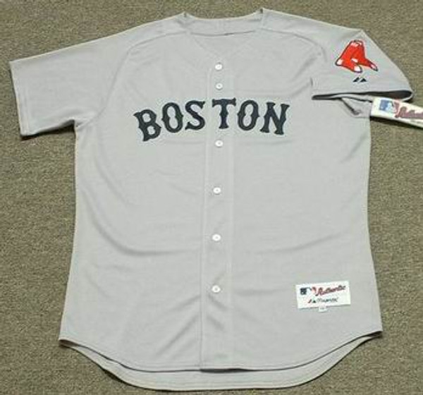 DUSTIN PEDROIA Boston Red Sox 2010 Majestic AUTHENTIC Away Baseball Jersey