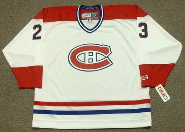 BRIAN BELLOWS Montreal Canadiens 1993 Home CCM Throwback NHL Hockey Jersey - FRONT