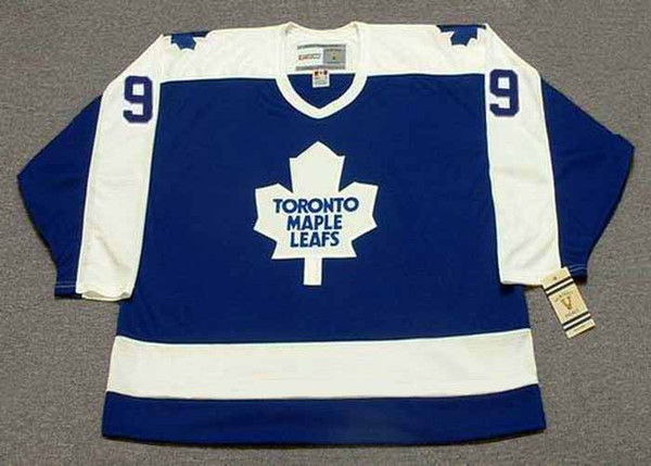 RUSS COURTNALL Toronto Maple Leafs 1987 Away CCM Throwback Hockey Jersey - FRONT