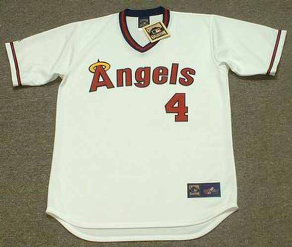 BOBBY GRICH California Angels 1982 Home Majestic Throwback Baseball Jersey - front