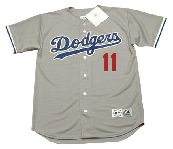 MANNY MOTA Los Angeles Dodgers 1978 Majestic Throwback Away Baseball Jersey - Front