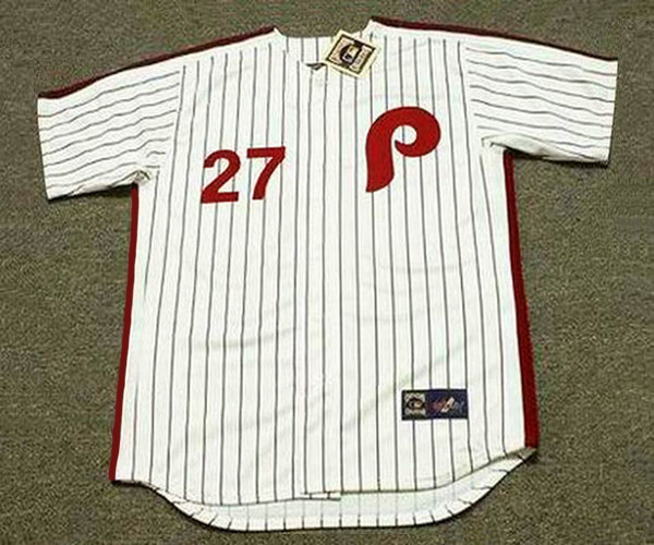 WILLIE MONTANEZ Philadelphia Phillies 1974 Cooperstown Throwback Home Baseball Jersey - Front