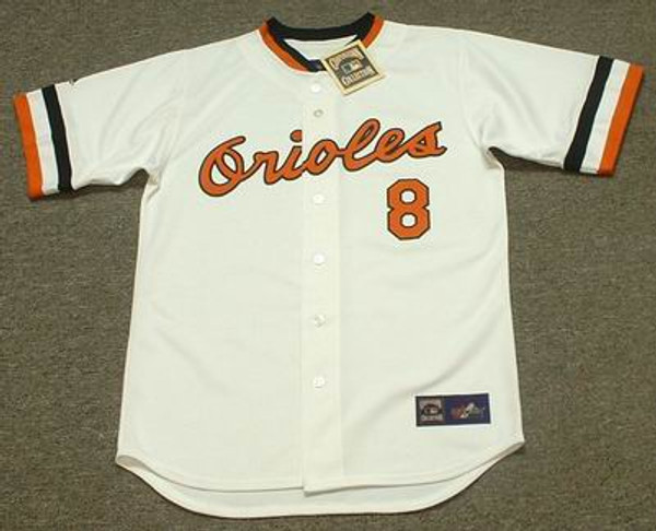 Cal Ripken Jr. Jersey - Baltimore Orioles Authentic Home Throwback MLB Baseball  Jersey