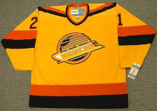 CAM NEELY Vancouver Canucks 1985 Home CCM Throwback NHL Hockey Jersey - front