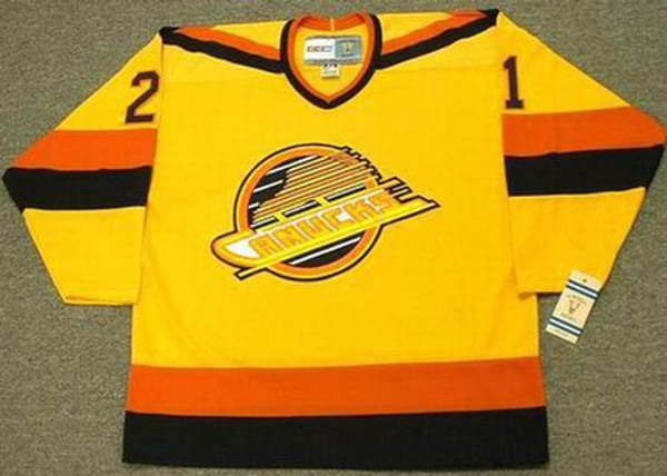 CAM NEELY Vancouver Canucks 1985 CCM Vintage Throwback Home Hockey Jersey