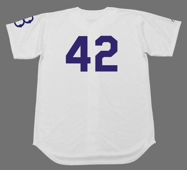 JACKIE ROBINSON  Brooklyn Dodgers Majestic Baseball Throwback Jersey