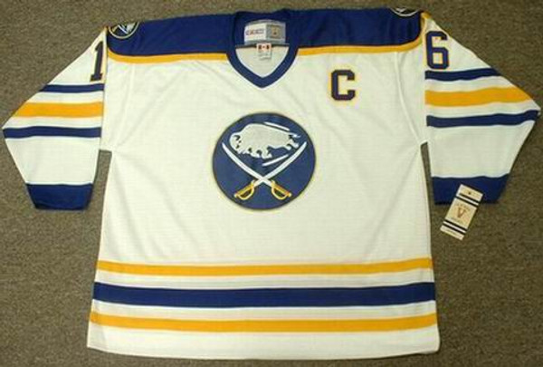 PAT LAFONTAINE Buffalo Sabres 1992 CCM Vintage Throwback Home Hockey Jersey