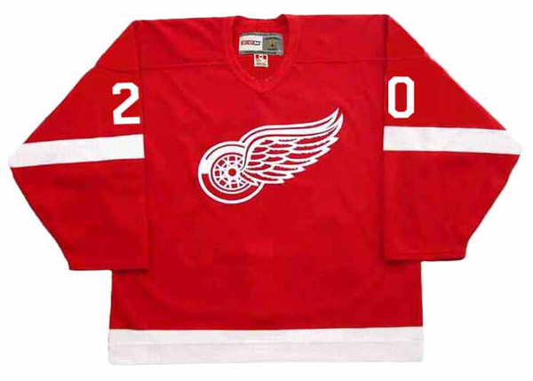NHL Steve Yzerman Detroit Red Wings Authentic Throwback CCM Jersey - Red