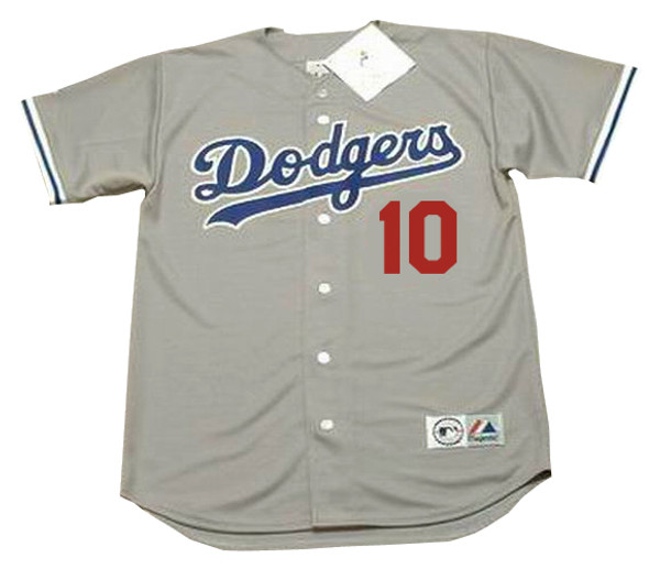 RON CEY Los Angeles Dodgers 1981 Majestic Throwback Away Baseball Jersey - Front
