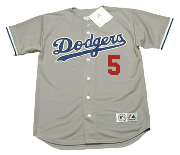 MIKE MARSHALL Los Angeles Dodgers 1988 Majestic Throwback Away Baseball  Jersey - Front