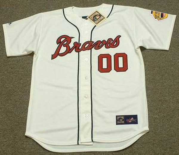 MILWAUKEE BRAVES 1960's Majestic Throwback Jersey Customized "Any Name & Number(s)"