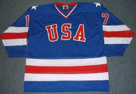 JACK O'CALLAHAN 1980 USA Olympic Away Hockey Jersey - Custom
