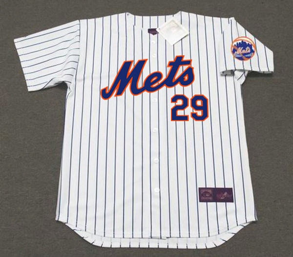 KEN SINGLETON New York Mets 1971 Home Majestic Baseball Throwback Jersey - FRONT