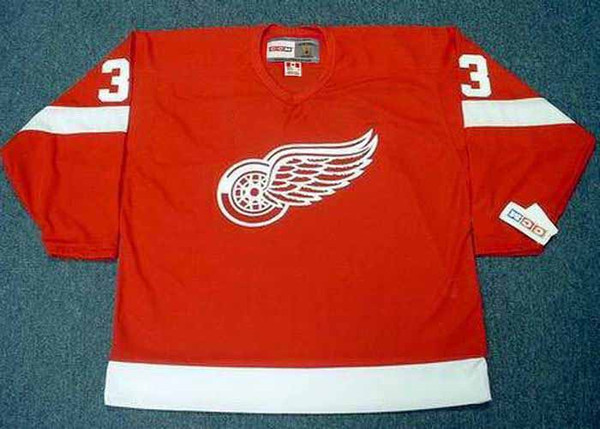 KRIS DRAPER Detroit Red Wings 2002 Away CCM Throwback Hockey Jersey - FRONT