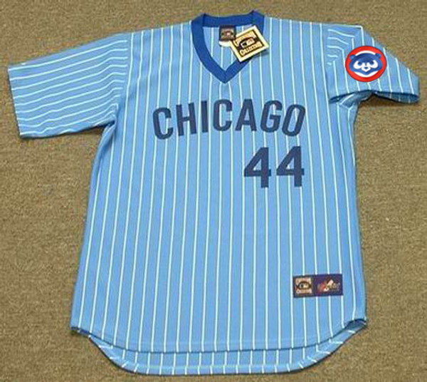 KEN REITZ Chicago Cubs 1981 Majestic Cooperstown Away Baseball Jersey