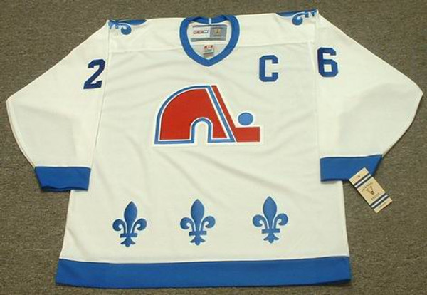 PETER STASTNY Quebec Nordiques 1988 CCM Vintage Throwback Home Hockey Jersey