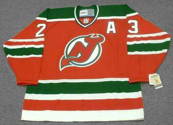 BRUCE DRIVER New Jersey Devils 1988 CCM Vintage Throwback NHL Hockey Jersey