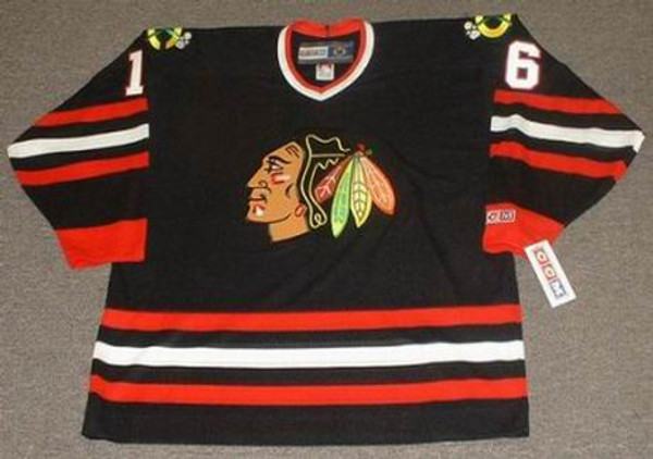 ED OLCZYK Chicago Blackhawks 1999 CCM Throwback Alternate NHL Hockey Jersey