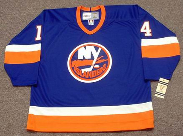 BOB BOURNE New York Islanders 1982 CCM Throwback NHL Hockey Jersey - FRONT