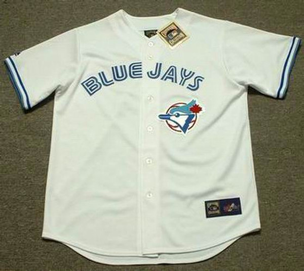 TONY FERNANDEZ Toronto Blue Jays 1993 Majestic Throwback Home Baseball Jersey - FRONT