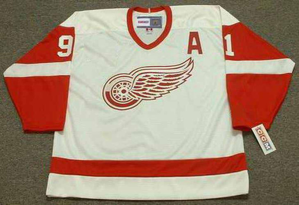 SERGEI FEDOROV Detroit Red Wings 2002 Home CCM Throwback NHL Hockey Jersey - FRONT