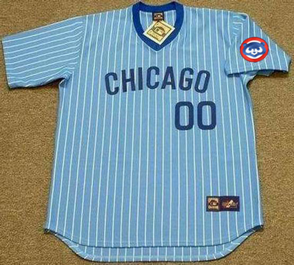 CHICAGO CUBS 1980's Majestic Cooperstown Away Jersey Customized "Any Name & Number(s)"