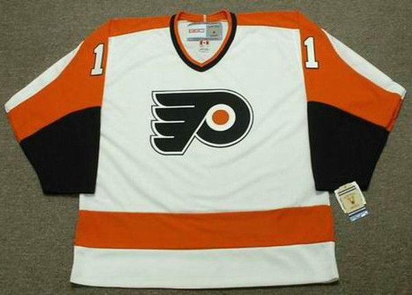 BERNIE PARENT Philadelphia Flyers 1974 Home CCM Throwback NHL Hockey Jersey - Front