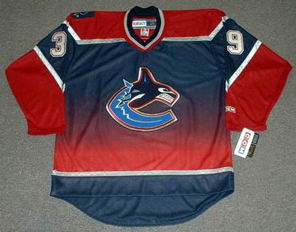 DAN CLOUTIER Vancouver Canucks 2002 CCM Throwback NHL Hockey Jersey