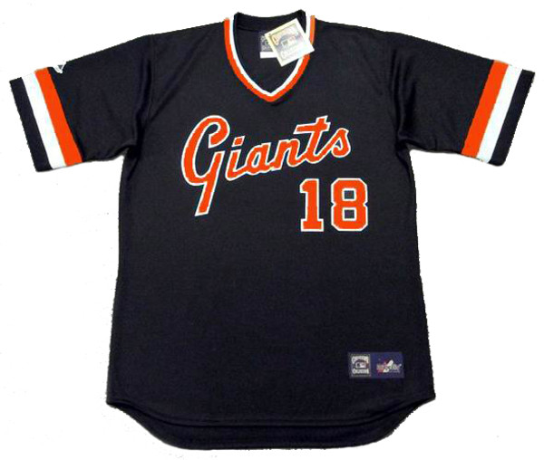 BILL MADLOCK San Francisco Giants 1978 Majestic Cooperstown Away Baseball Jersey