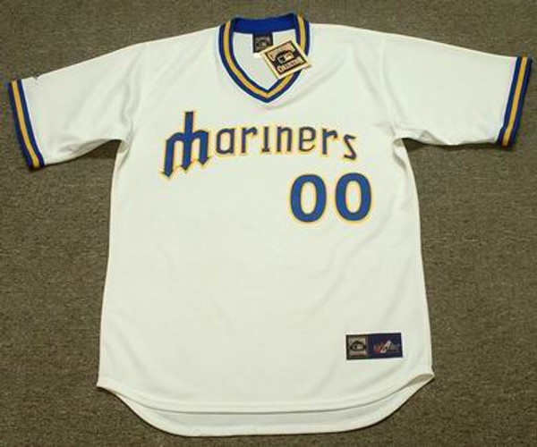 SEATTLE MARINERS 1970's Majestic Cooperstown Jersey Customized "Any Name & Number(s)"