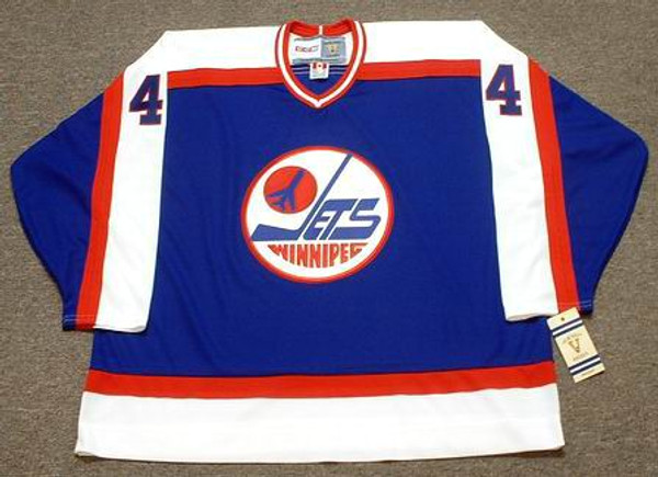 DAVE BABYCH Winnipeg Jets 1982 CCM Vintage Throwback NHL Hockey Jersey