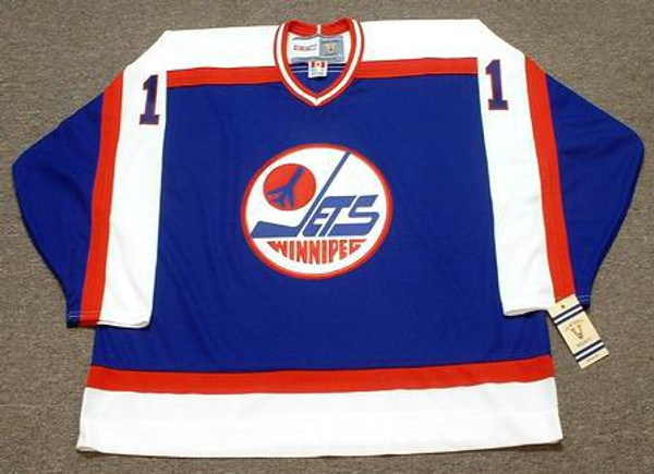 SCOTT ARNIEL Winnipeg Jets 1984 CCM Vintage Throwback NHL Hockey Jersey