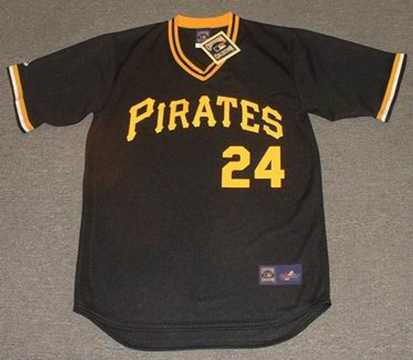MIKE EASLER Pittsburgh Pirates 1982 Majestic Cooperstown Throwback Baseball Jersey