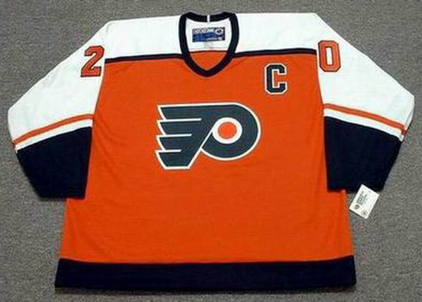 DAVE POULIN Philadelphia Flyers 1987 Away CCM Throwback NHL Hockey Jersey - FRONT