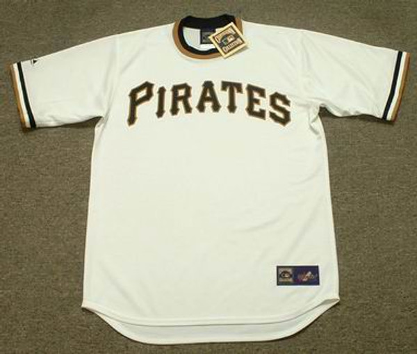 PITTSBURGH PIRATES 1970's Majestic Throwback Home Baseball Jersey