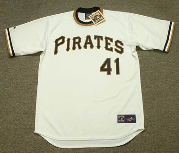 JERRY REUSS Pittsburgh Pirates 1974 Majestic Cooperstown Throwback Baseball Jersey