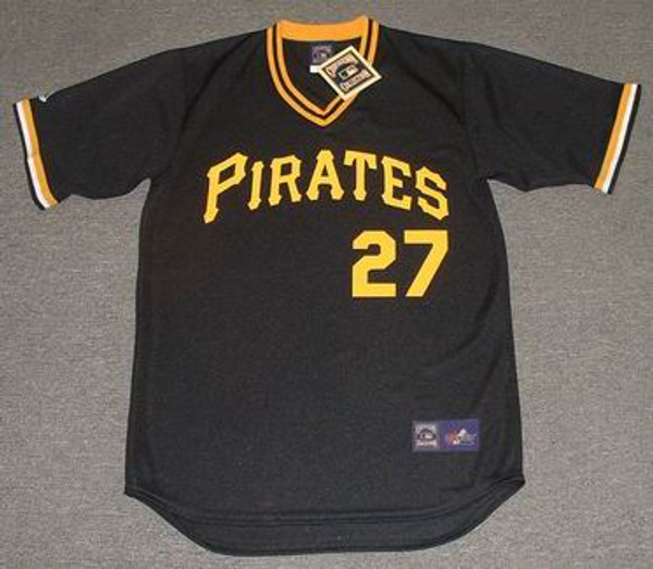 KENT TEKULVE Pittsburgh Pirates 1979 Majestic Cooperstown Throwback Baseball Jersey