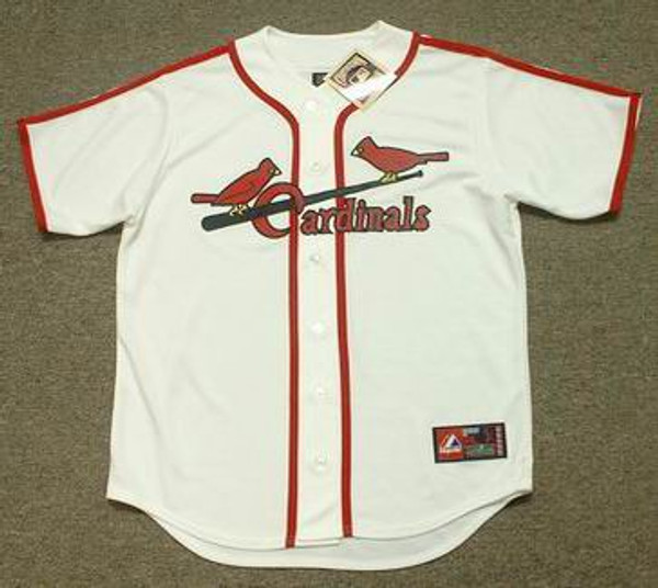 JOE GARAGIOLA St. Louis Cardinals 1940's Majestic Cooperstown Throwback Baseball Jersey