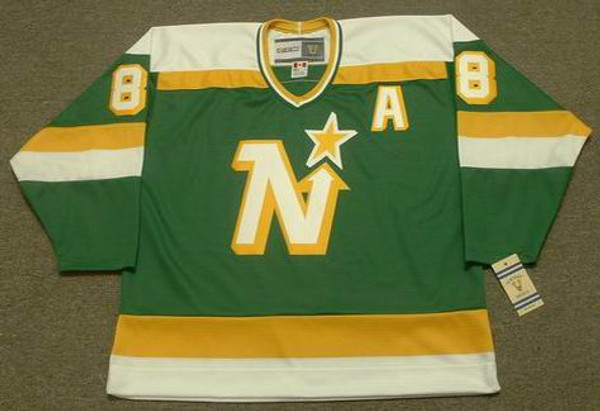 TERRY RUSKOWSKI Minnesota North Stars 1987 CCM Vintage Throwback NHL Jersey