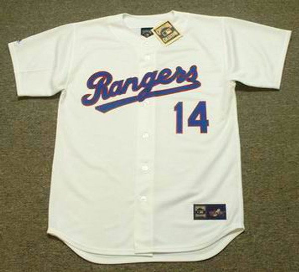 JULIO FRANCO Texas Rangers 1991 Majestic Cooperstown Throwback Baseball Jersey