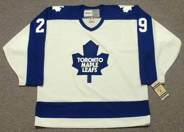 MIKE PALMATEER Toronto Maple Leafs 1978 Home CCM Vintage Throwback Jersey - FRONT