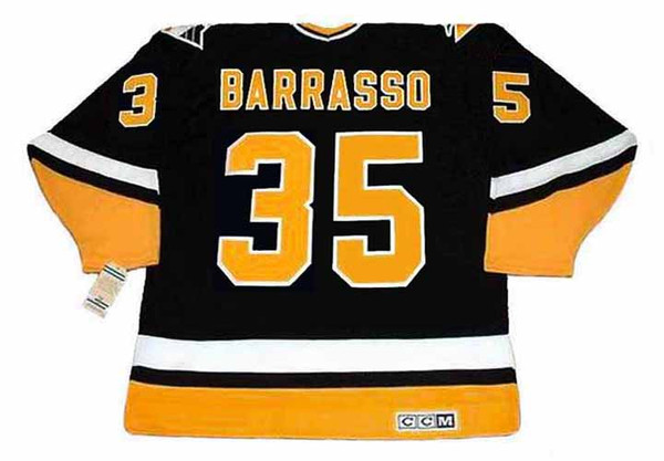 TOM BARRASSO Pittsburgh Penguins 1996 CCM Throwback Hockey Jersey - front