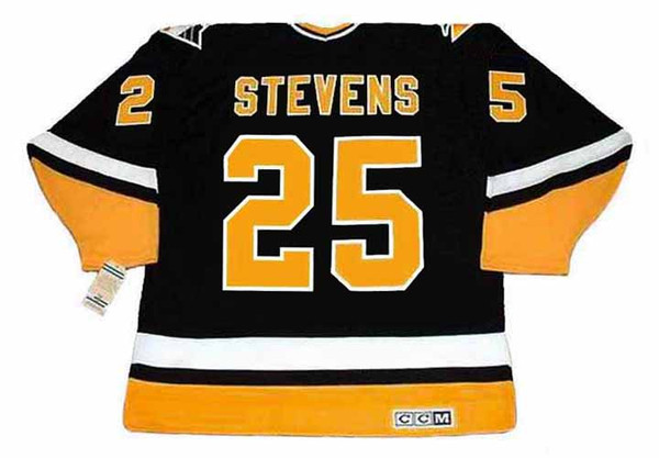 KEVIN STEVENS Pittsburgh Penguins 1994 CCM Throwback NHL Hockey Jersey - BACK