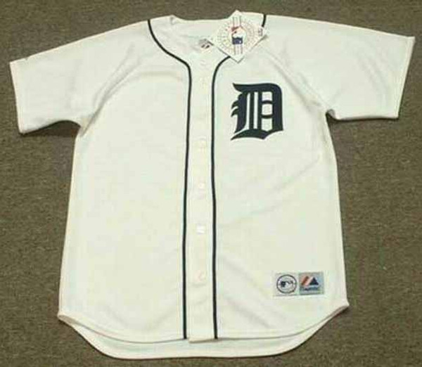 DETROIT TIGERS 1980's Home Majestic Throwback "Customized" Jersey - FRONT